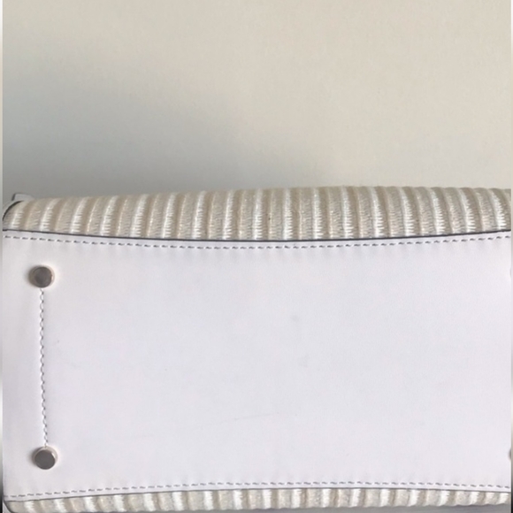 Kate Spade Novelty Beige and White Tote with Ladybug Design - Picture 9 of 14